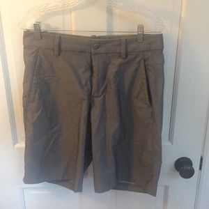 Men’s lulu lemon gray khaki shorts